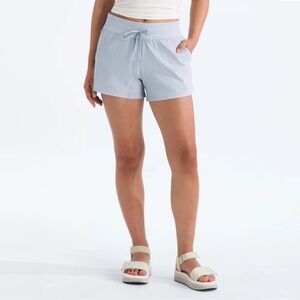 The North Face Women's Athletic Shorts in Light Gray
